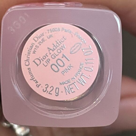 DIOR Addict Lip Glow Lip Balm 001 Pink full size NEW - Picture 2 of 6